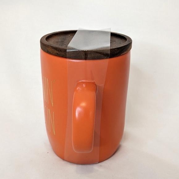 Rae Dunn Morning Pumpkin Orange Ceramic Mug - Picture 6 of 6